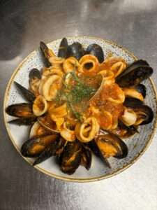 Calamari and Mussels